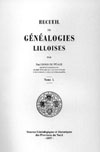 RECUEIL DE GENEALOGIES LILLOISES