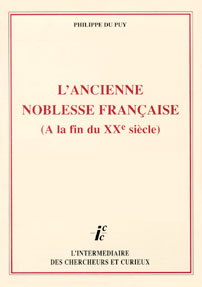 L'ANCIENNE NOBLESSE FRANAISE 
