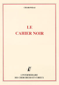  LE CAHIER NOIR