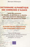 DICTIONNAIRE ALPHABETIQUE DES COMMUNES D'ALSACE