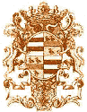 Ex libris cartel des armoiries Gouzillon - Barbier